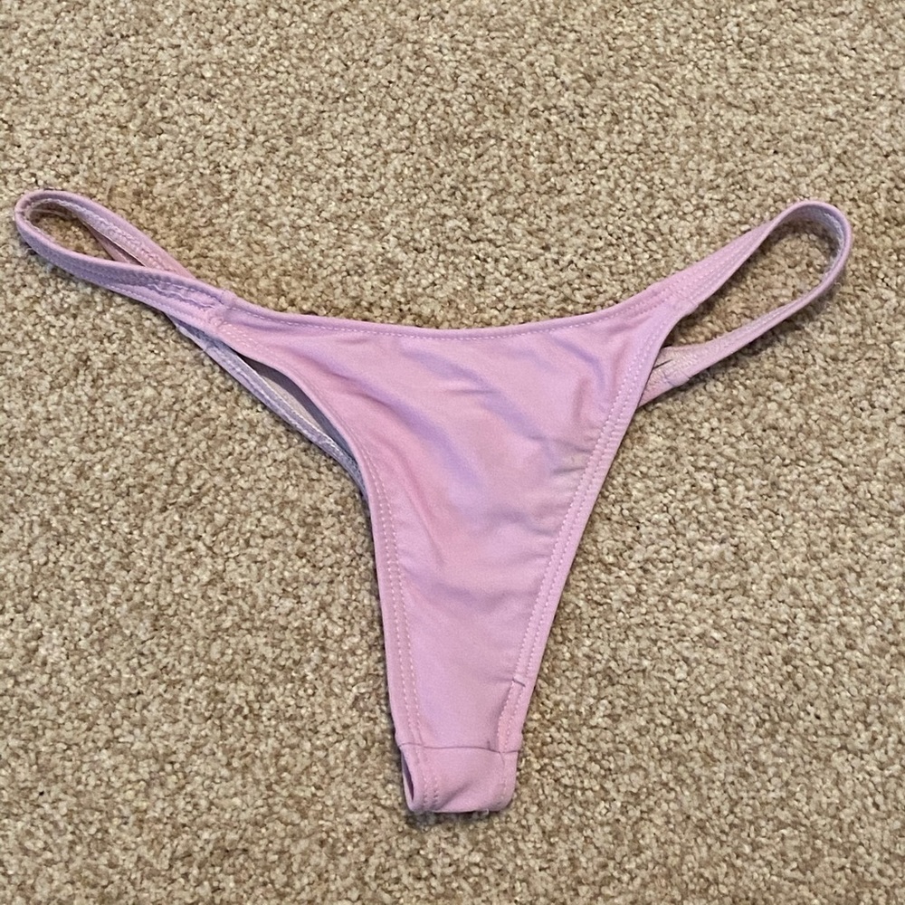 Light purple thong bikini